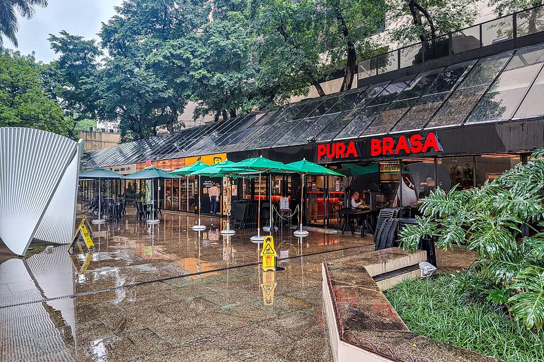 Botafogo, 4 Huéspedes y vista al Pan de Azúcar.