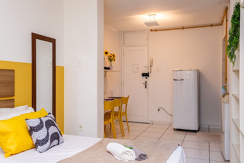 Copacabana Comfort - 3 Guests, Beach and Subway