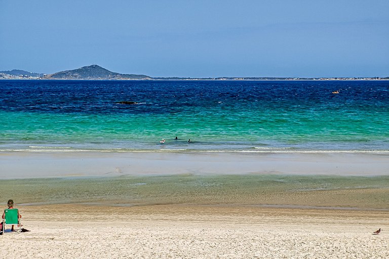 Jóia de Cabo Frio - 5 hóspedes, Mar e Praticidade