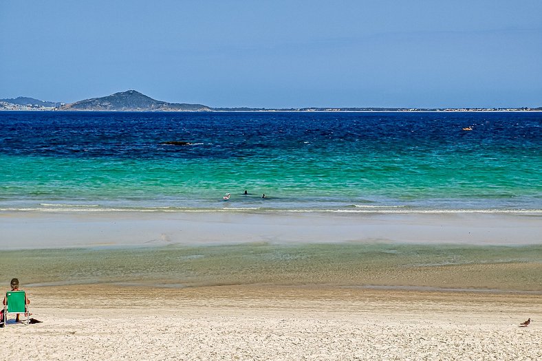 Jóia de Cabo Frio - 5 hóspedes, Mar e Praticidade