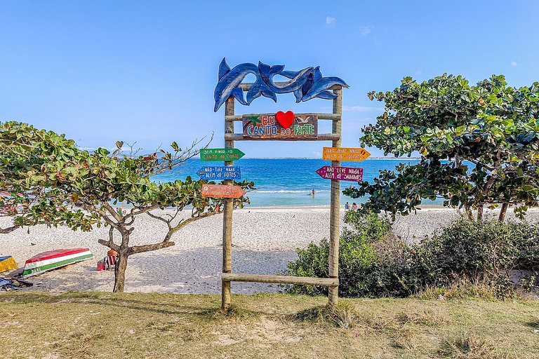 Jóia de Cabo Frio - 5 hóspedes, Mar e Praticidade