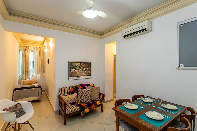 Plaza Copacabana - 4 Guests, Comfort and Beach