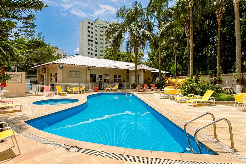 Riocentro - 4 guest, pool and comfort