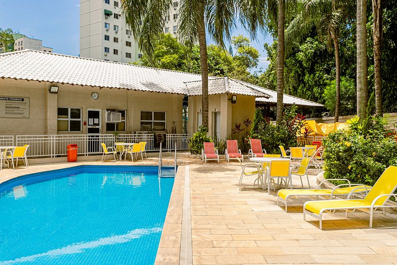 Riocentro - 4 guest, pool and comfort